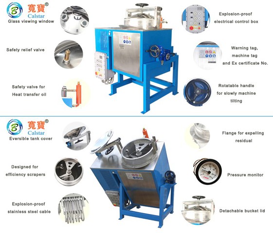 KUANBAO A125Ex smart automatic explosion proof organic solvent recovery machine KUANBAO A125Ex smart automatic explosion proof organic solvent recovery machine